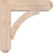 Ekena Millwork Thorton Craftsman Smooth Bracket w/ Offset Brace, Douglas Fir, 5 1/2"W x 18"D x 18"H BKT0604X18X18THR04SDF - alternate 4
